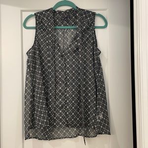 Gap semi sheer blouse size Small